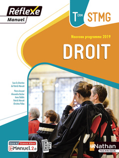 Cover of the book Droit Term STMG (Manuel Réflexe) Livre + Licence élève - 2020