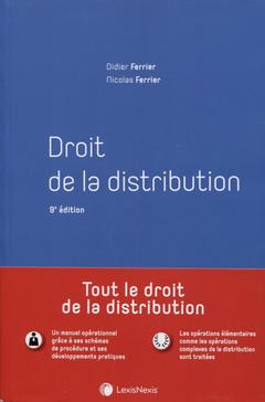 Couverture de l’ouvrage droit de la distribution