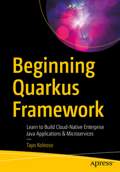 Couverture de l’ouvrage Beginning Quarkus Framework