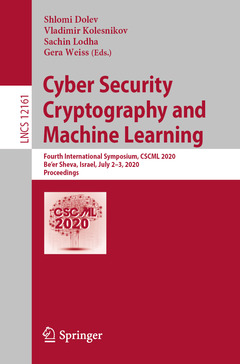 Couverture de l’ouvrage Cyber Security Cryptography and Machine Learning