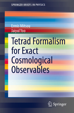 Couverture de l’ouvrage Tetrad Formalism for Exact Cosmological Observables