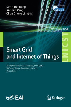 Couverture de l’ouvrage Smart Grid and Internet of Things