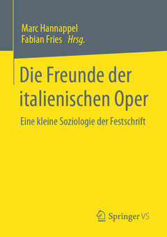Couverture de l’ouvrage Die Freunde der italienischen Oper 
