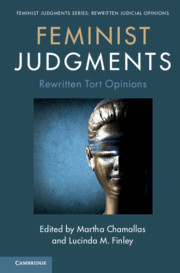 Couverture de l’ouvrage Feminist Judgments: Rewritten Tort Opinions
