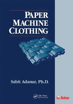 Couverture de l’ouvrage Paper Machine Clothing