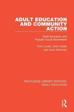 Couverture de l’ouvrage Adult Education and Community Action