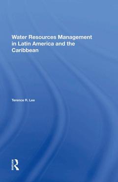 Couverture de l’ouvrage Water Resources Management In Latin America And The Caribbean