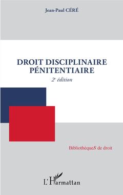 Couverture de l’ouvrage Droit disciplinaire pénitentiaire