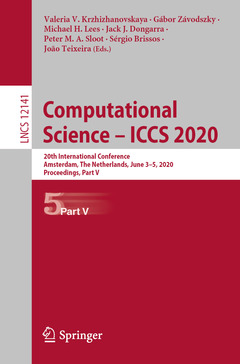 Couverture de l’ouvrage Computational Science – ICCS 2020