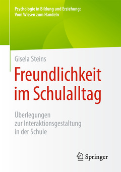 Couverture de l’ouvrage Freundlichkeit im Schulalltag