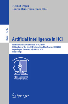 Couverture de l’ouvrage Artificial Intelligence in HCI