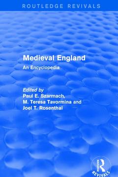 Couverture de l’ouvrage Routledge Revivals: Medieval England (1998)