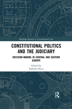 Couverture de l’ouvrage Constitutional Politics and the Judiciary