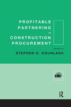 Couverture de l’ouvrage Profitable Partnering in Construction Procurement
