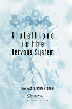 Couverture de l’ouvrage Glutathione In The Nervous System