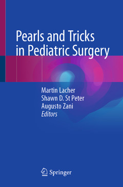 Couverture de l’ouvrage Pearls and Tricks in Pediatric Surgery