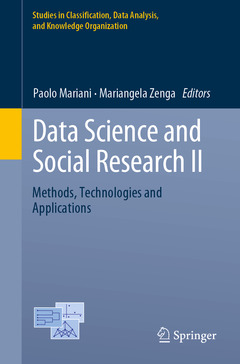 Couverture de l’ouvrage Data Science and Social Research II
