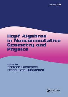 Couverture de l’ouvrage Hopf Algebras in Noncommutative Geometry and Physics