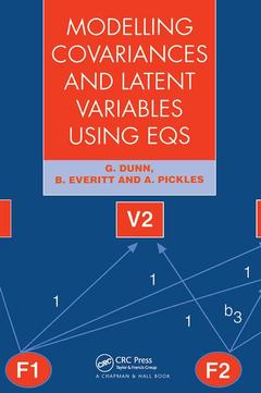 Couverture de l’ouvrage Modelling Covariances and Latent Variables Using EQS