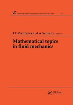 Couverture de l’ouvrage Mathematical Topics in Fluid Mechanics