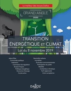 Couverture de l’ouvrage Transition énergétique et climat