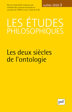 Couverture de l’ouvrage Les études philosophiques 2020-3