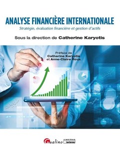 Couverture de l’ouvrage Analyse financière internationale