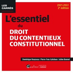Cover of the book L'essentiel du droit du contentieux constitutionnel