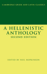 Cover of the book A Hellenistic Anthology