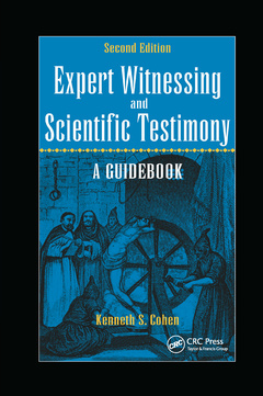 Couverture de l’ouvrage Expert Witnessing and Scientific Testimony