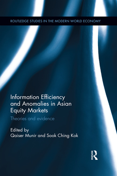 Couverture de l’ouvrage Information Efficiency and Anomalies in Asian Equity Markets