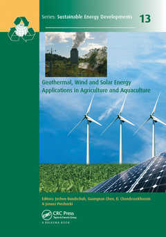Couverture de l’ouvrage Geothermal, Wind and Solar Energy Applications in Agriculture and Aquaculture