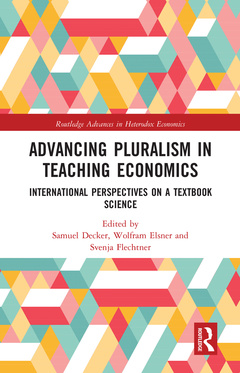 Couverture de l’ouvrage Advancing Pluralism in Teaching Economics