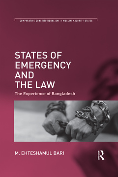 Couverture de l’ouvrage States of Emergency and the Law