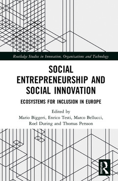 Couverture de l’ouvrage Social Entrepreneurship and Social Innovation