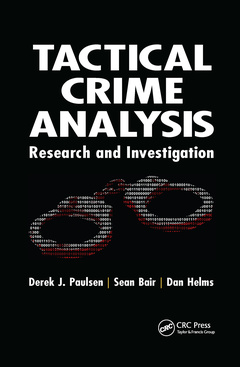 Couverture de l’ouvrage Tactical Crime Analysis