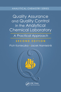 Couverture de l’ouvrage Quality Assurance and Quality Control in the Analytical Chemical Laboratory