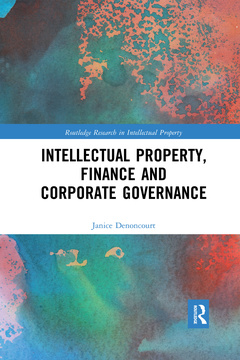 Cover of the book Intellectual Property, Finance and Corporate Governance