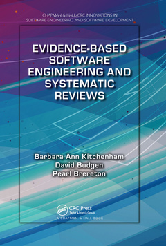 Couverture de l’ouvrage Evidence-Based Software Engineering and Systematic Reviews