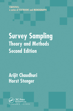 Couverture de l’ouvrage Survey Sampling