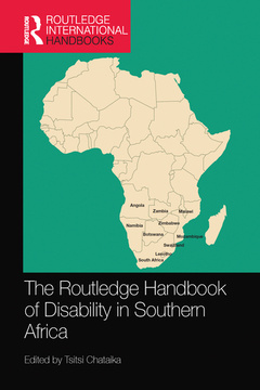 Couverture de l’ouvrage The Routledge Handbook of Disability in Southern Africa