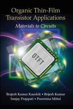 Couverture de l’ouvrage Organic Thin-Film Transistor Applications