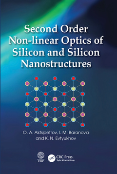 Couverture de l’ouvrage Second Order Non-linear Optics of Silicon and Silicon Nanostructures