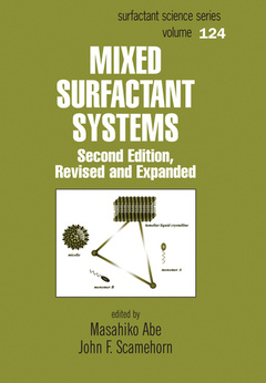Couverture de l’ouvrage Mixed Surfactant Systems