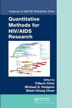 Couverture de l’ouvrage Quantitative Methods for HIV/AIDS Research