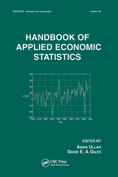 Couverture de l’ouvrage Handbook of Applied Economic Statistics