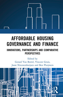 Couverture de l’ouvrage Affordable Housing Governance and Finance