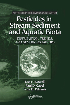 Couverture de l’ouvrage Pesticides in Stream Sediment and Aquatic Biota