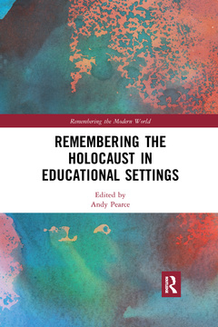 Couverture de l’ouvrage Remembering the Holocaust in Educational Settings