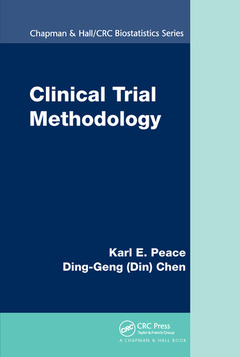 Couverture de l’ouvrage Clinical Trial Methodology
